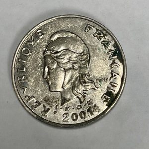 2001 French Polynesia 50 Francs