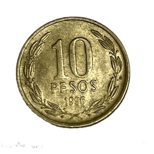 1996 Chile 10 Pesos