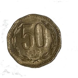 2001 Chile 50 Pesos