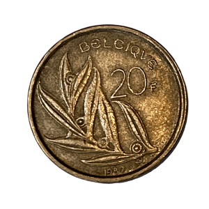1982 Belgium 20 Francs (Gold)