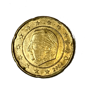 2004 Belgium 20 cent Euro