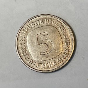 1978 F Germany 5 Deutsche Mark