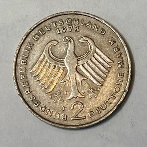1973 Germany 2 Deutsche Mark