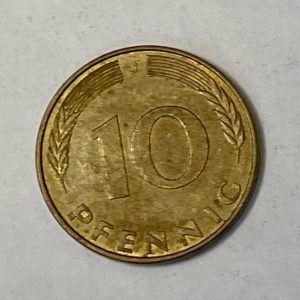 1991 J Germany 10 Pfennig