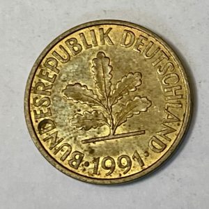 1991 J Germany 10 Pfennig