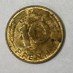 1990 D Germany 10 Pfennig