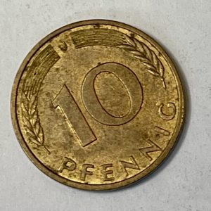 1987 J Germany 10 Pfennig