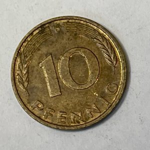 1985 D Germany 10 Pfennig