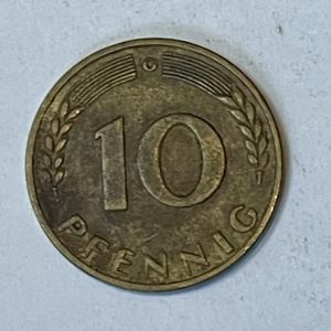 1950 C Germany 10 Pfennig