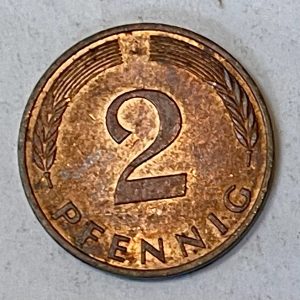 1989 J Germany 2 Pfennig