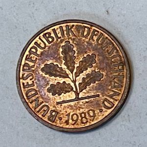 1989 J Germany 2 Pfennig
