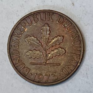 1973 J Germany 2 Pfennig