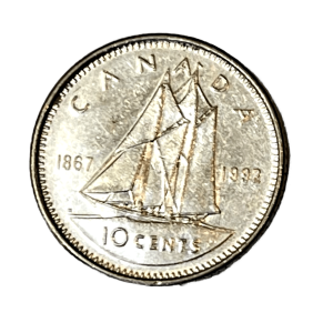 1867-1992 Canada 10 Cents