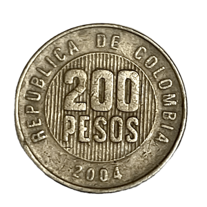 2004 Colombia 200 Pesos