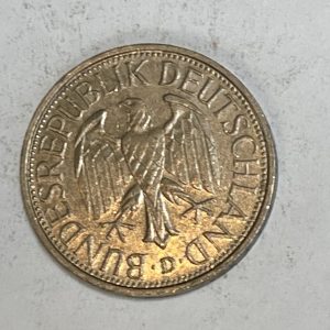 1982 Germany 1 Deatsche Mark