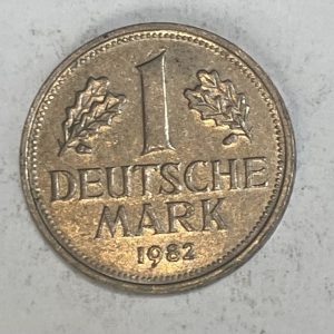 1982 Germany 1 Deatsche Mark