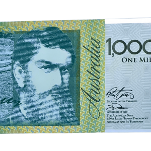 Australia Ned Kerry One Million Dollars collection note