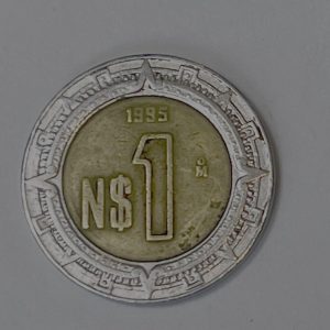 1995 Mexican $1 Peso