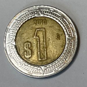 2010 Mexican $1 Peso