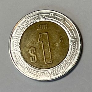 2011 Mexican $1 Peso