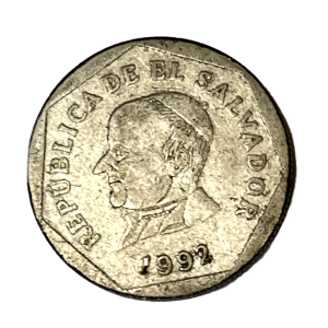 1992 El Salvador 25 Centavos