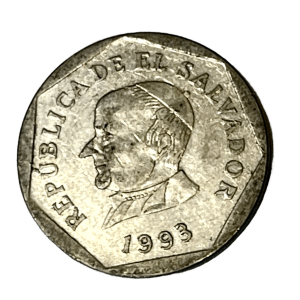 1993 El Salvador 25 Centavos