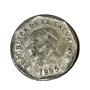 1995 El Salvador 25 Centavos