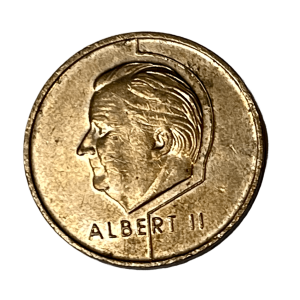 1998 Belgium 20 Francs (Gold)