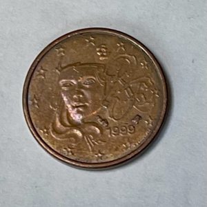 1999 France 1 Cent Euro