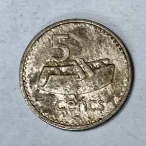 1969 Fiji 5 Cents