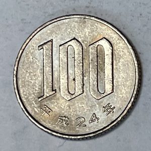 JAPAN 平城24年 100 Yen
