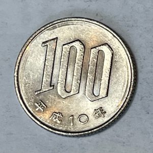 JAPAN 平城10年 100 Yen