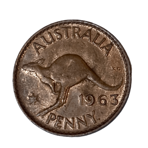 1963 Australia One Penny