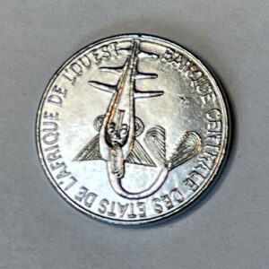 2001 Western African 1 Franc.