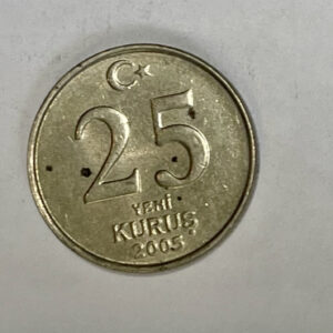 2005 Turkey 25 Yeni Kurus