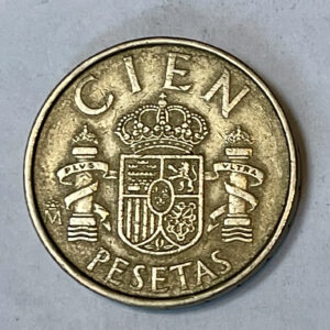 1983* Rare Spain CIEN PESETAS King Juan Carlos PLVS 100 PTAS