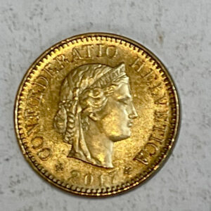 2017 Gold* Swiss 5 Rappen2017 Gold* Swiss 5 Rappen