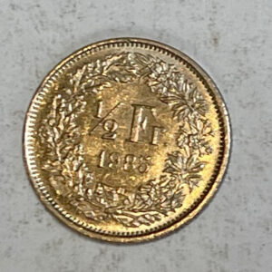 1979 Swiss ½ Franc