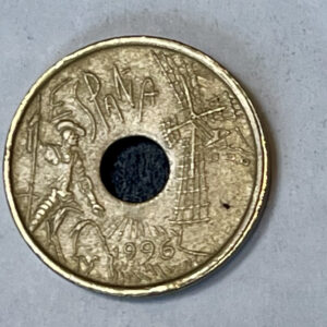 1996 * Rare ?CASTILLA LA MANCHA? Spain 25 cent PTAS