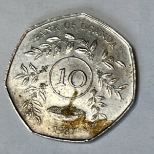 1987 Uganda 10 Shillings