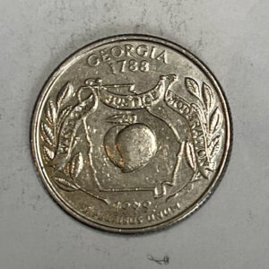 “1733-1999 NO MINT MARK USA Georgia State ¼ Dollar”