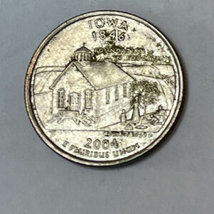 “1846-2004 D USA IOWA Foundation Education ¼ Dollar”