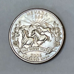 “1864-2006 P USA Nevada ¼ Dollar”
