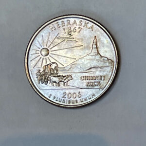 “1867-2006 D USA Nebraska ¼ Dollar”