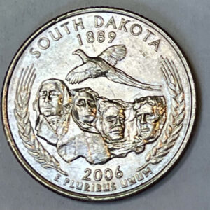 “1889-2006 D USA South Dakota ¼ Dollar”