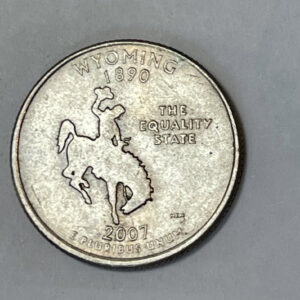 “1890-2007 P USA The Equality State ¼ Dollar”
