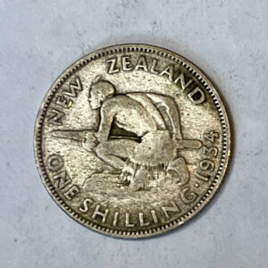 1934* New Zealand Silver 1 Shilling