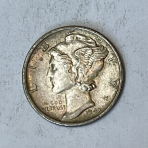 “1943 NO MINT MARK USA 1 Dime”