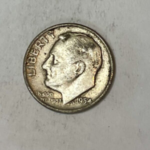 “1954  NO MINT MARK USA 1 Dime”