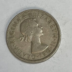 1954 UK 2 Shillings